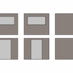 Zijwandenset met draagtas – 3x6m – Polyester