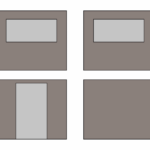 Zijwandenset met draagtas – 4x4m – Polyester